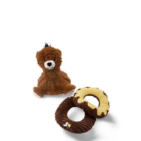 Ringamals Honey Bear Dog Toy