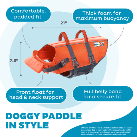 Ripstop Granby Splash Dog Life Jacket