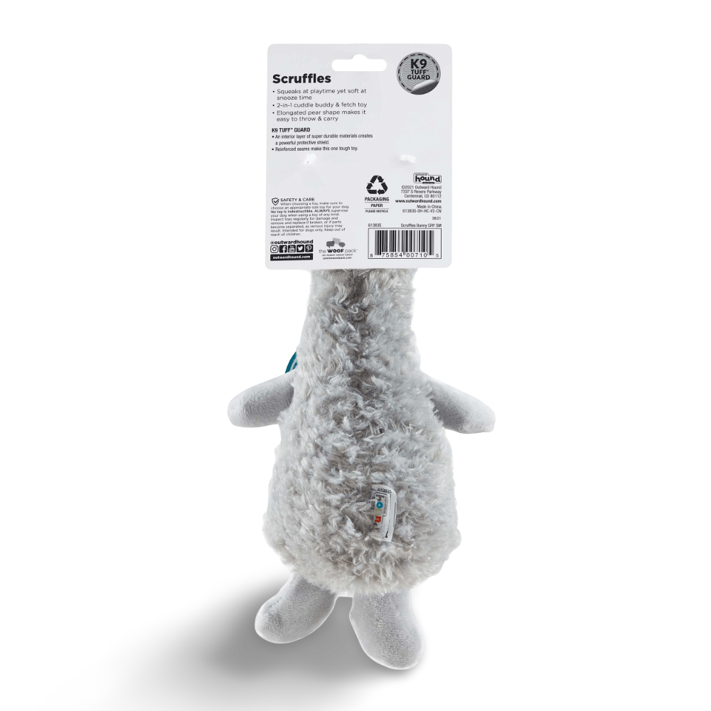 Scruffles Bunny Dog Toy