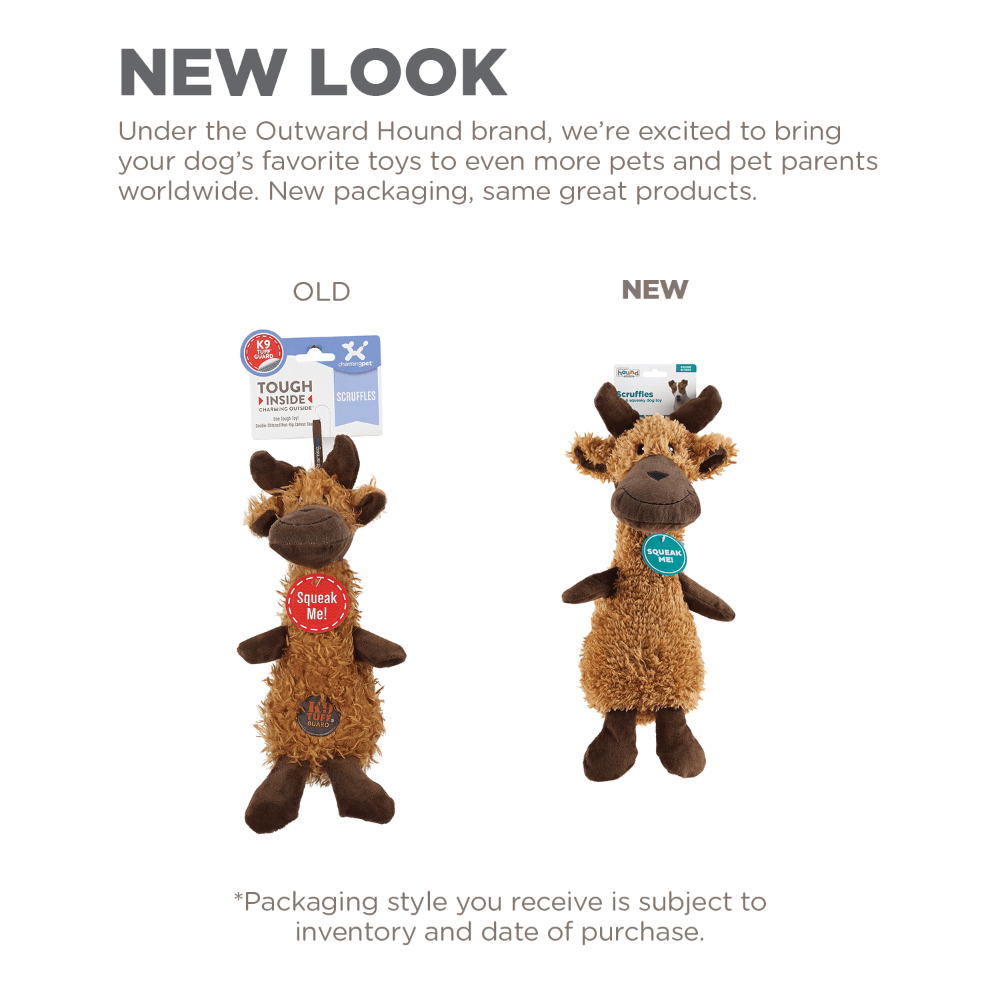 Scruffles Moose Dog Toy