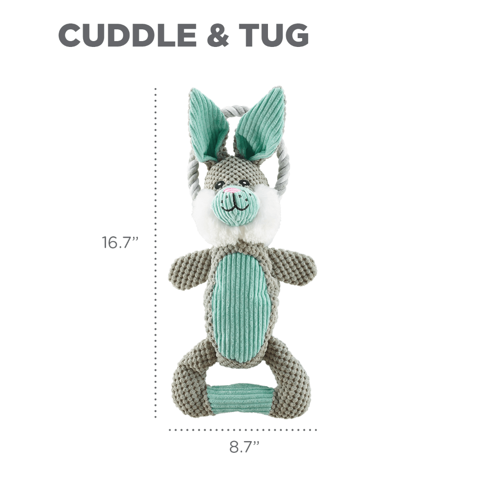 Scrunch Bunch Bunny Dog Toy