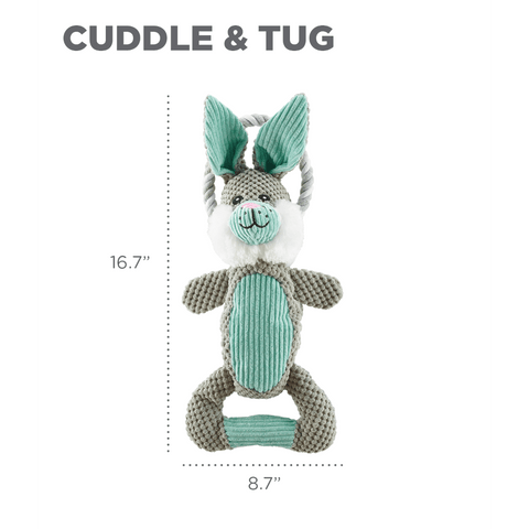 Scrunch Bunch Bunny Dog Toy