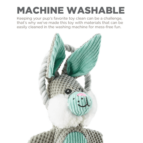 Scrunch Bunch Bunny Dog Toy