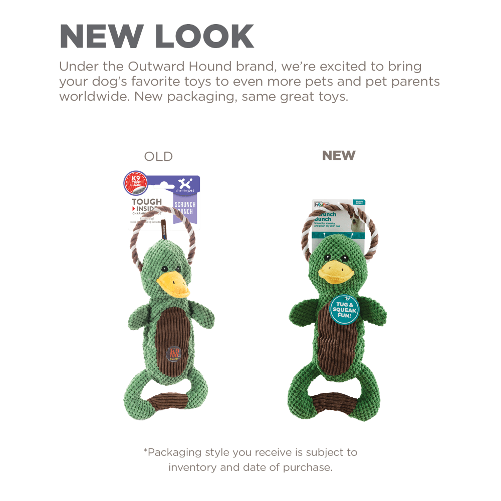 Scrunch Bunch Duck Dog Toy