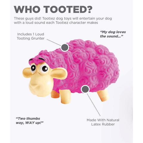Tootiez Sheep Dog Toy