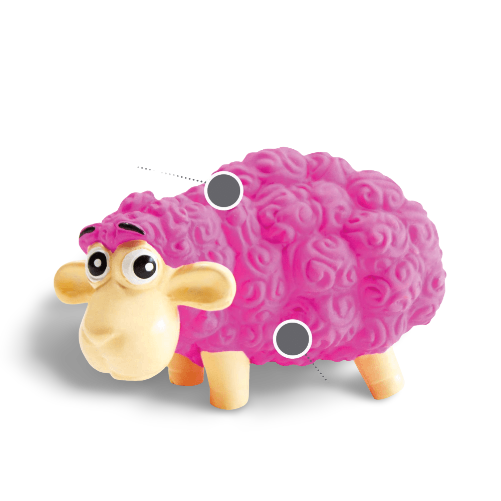 Tootiez Sheep Dog Toy
