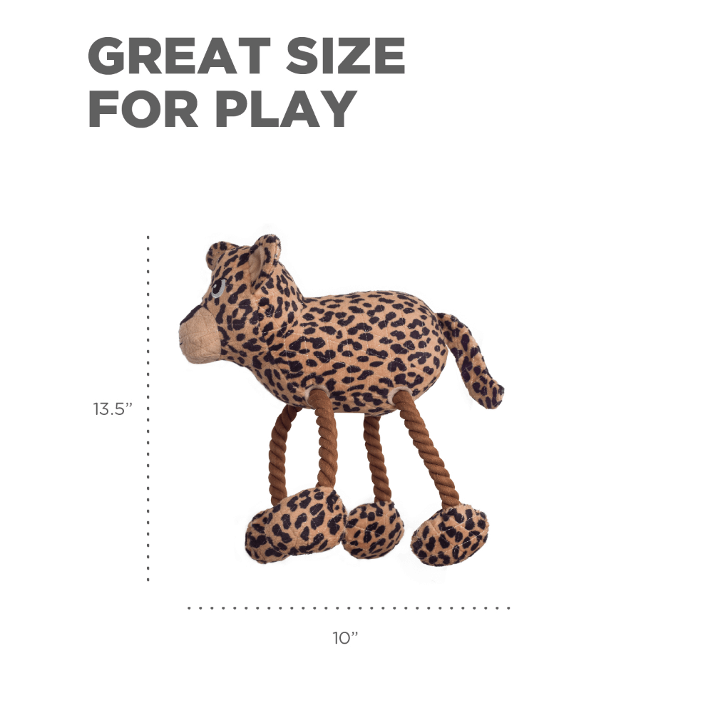 Tuggy Buddys Leopard Dog Toy