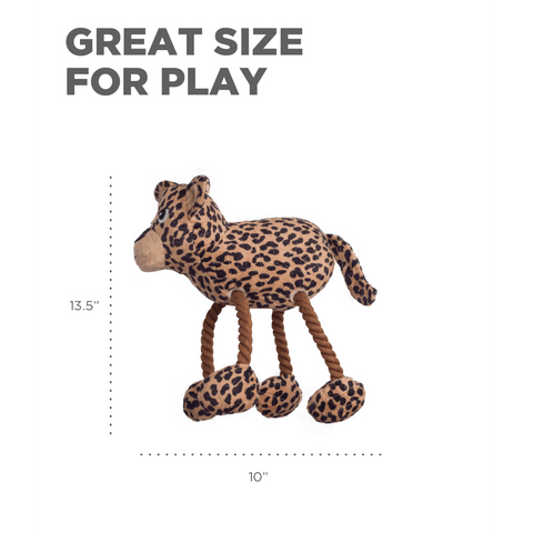 Tuggy Buddys Leopard Dog Toy