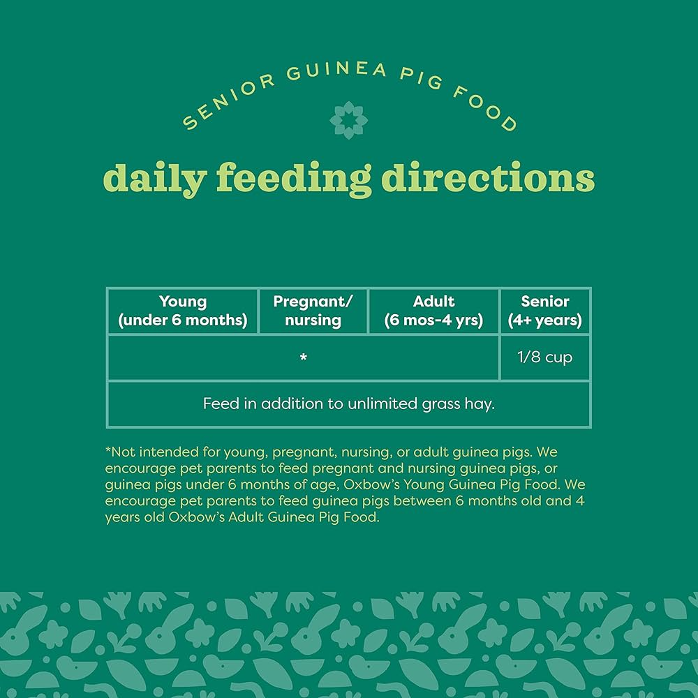 Essentials Senior Guinea Pig Food With Aging Digestive Support