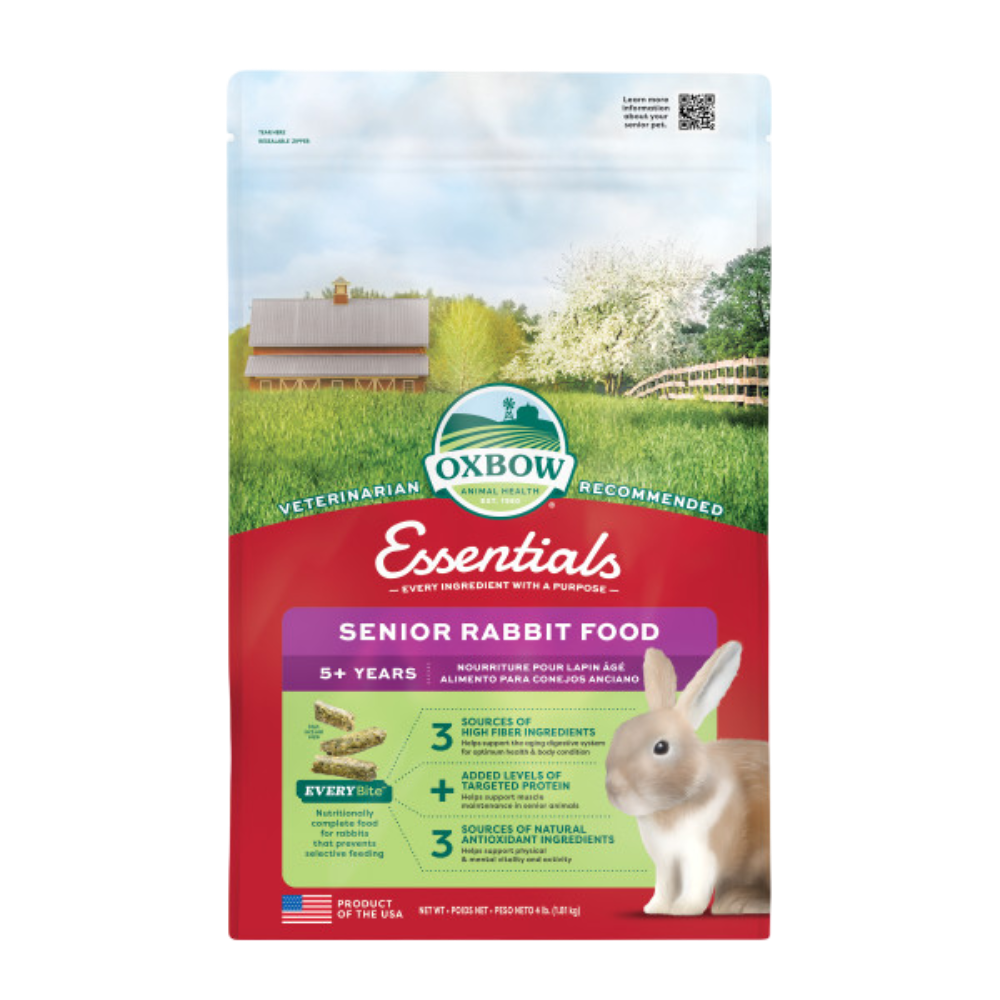 Essentials Senior Rabbit Pellet Food With Aging Digestion Support