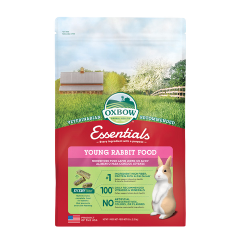 Essentials Young Rabbit Pellet Food With Alfalfa Hay