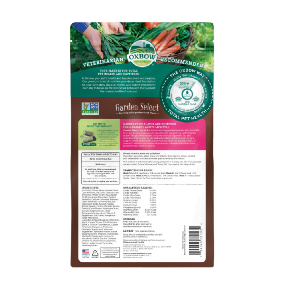 Garden Select Adult Rat Complete Nutrition Food