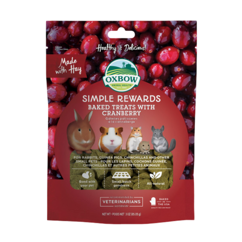 Simple Rewards Cranberry Treats For Small Animals