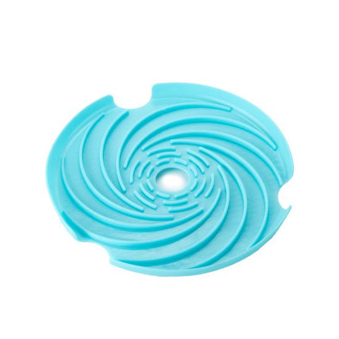 Pet DreamHouse SPIN Interactive 2-in-1 Slow Feeder Lick Pad & Frisbee for Dogs