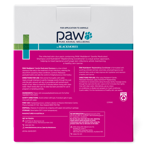 Infected Skin Shampoo And Conditioner Duo for Dogs