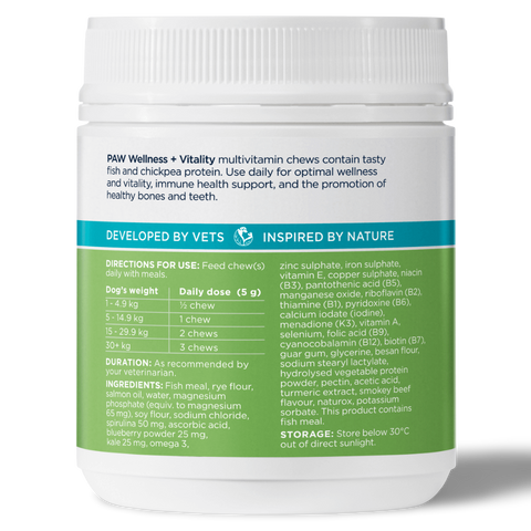 Wellness And Vitality Chews for Dogs