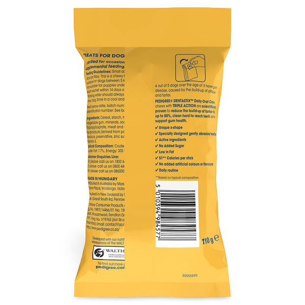 Dentastix Daily Dental Small Dog Treats