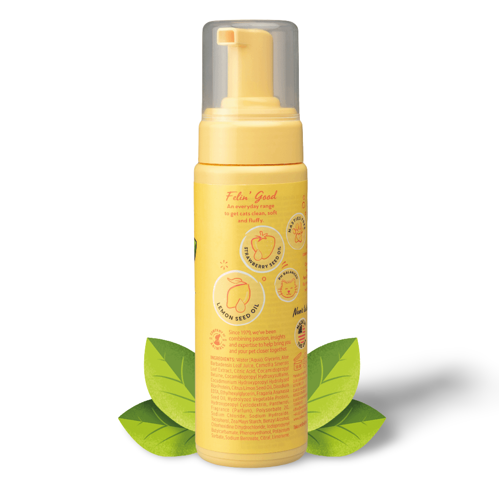 Felin Good Lemonberry No Rinse Shampoo Foam For Cats