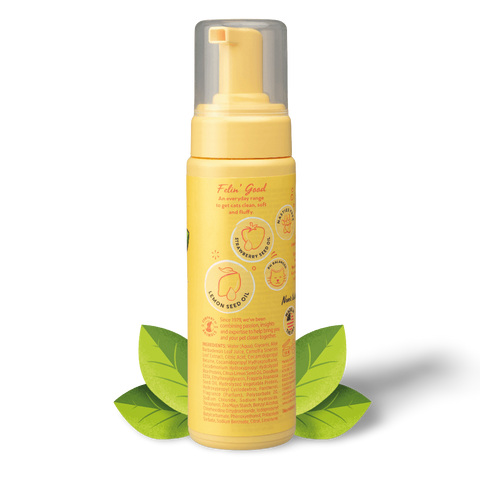 Felin Good Lemonberry No Rinse Shampoo Foam For Cats