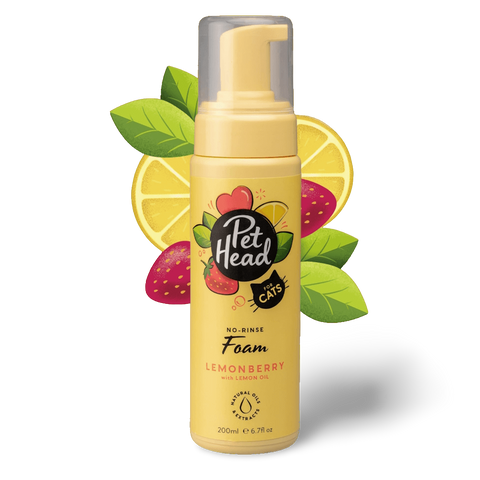 Felin Good Lemonberry No Rinse Shampoo Foam For Cats
