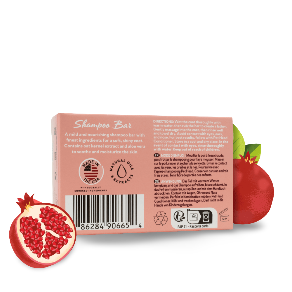 Pomegranate 3 In 1 Shampoo Bar