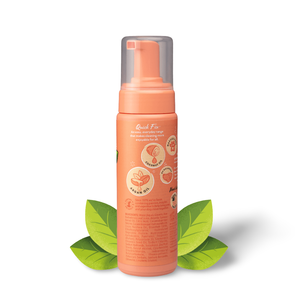 Quick Fix Peach Dry Clean Foam For Dogs