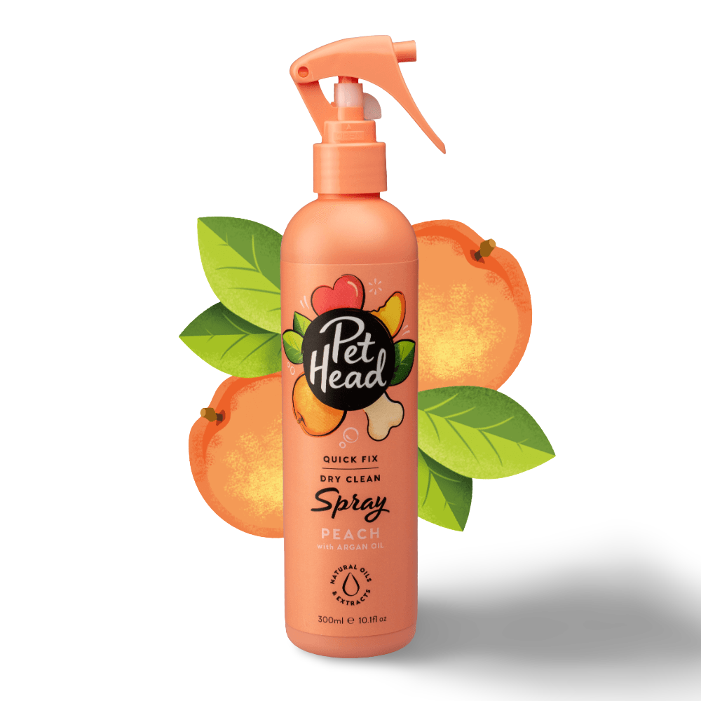 Quick Fix Peach Grooming Spray For Dogs