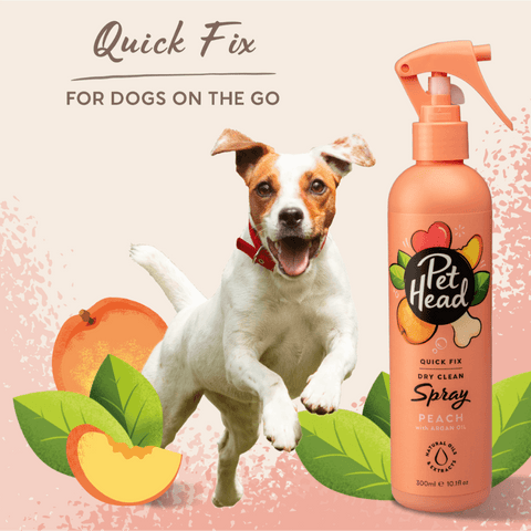 Quick Fix Peach Grooming Spray For Dogs