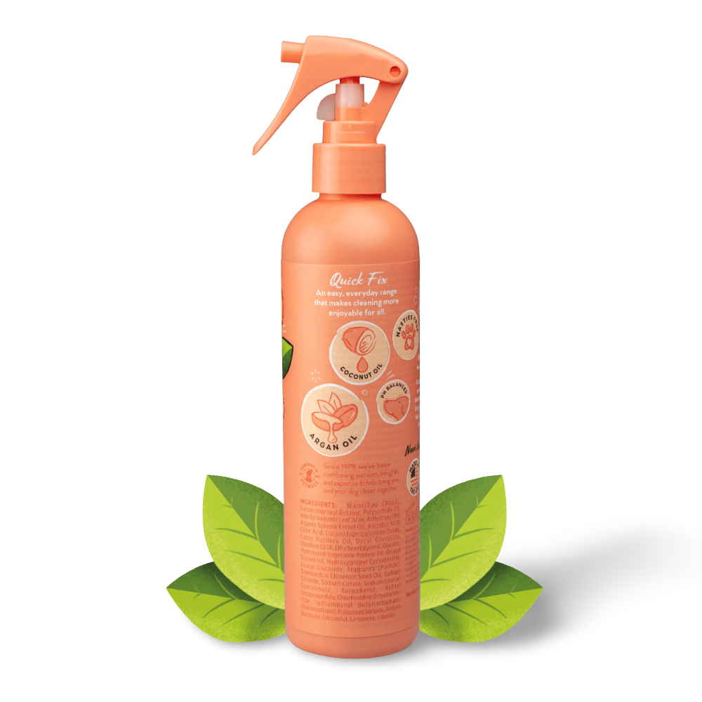 Quick Fix Peach Grooming Spray For Dogs