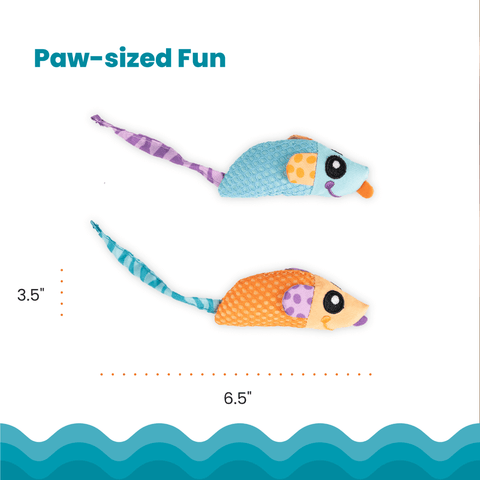 Catnip Chew Mice Cat Toy