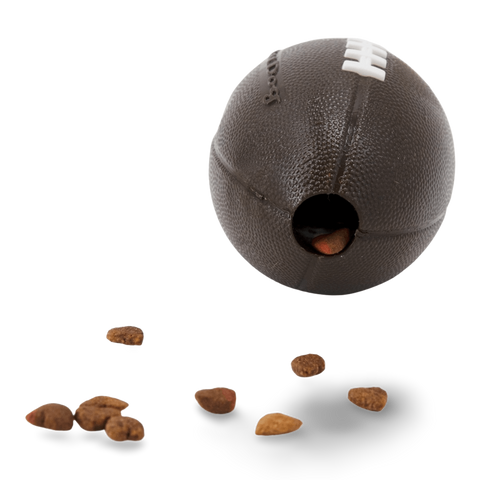Football Dog Treat Dispensing Toy