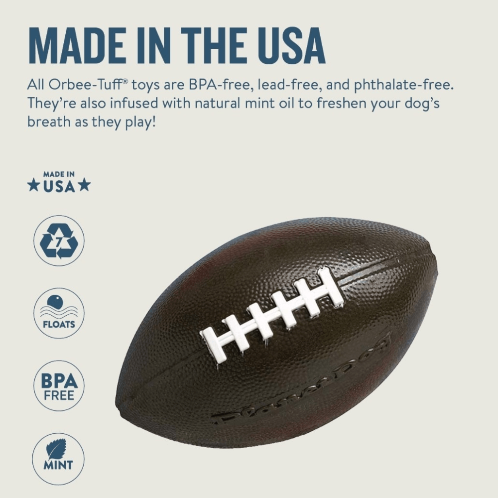 Football Dog Treat Dispensing Toy