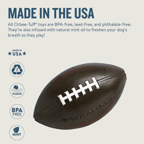 Football Dog Treat Dispensing Toy