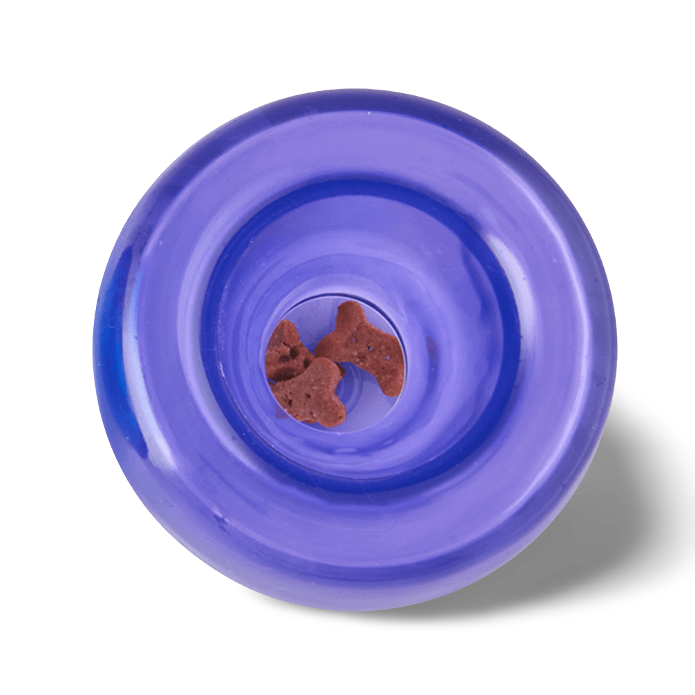 Orbee Lil Snoop Interactive Feeding Dog Toy Purple