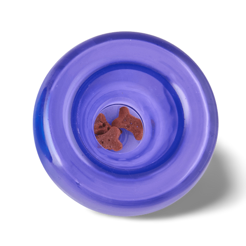 Orbee Lil Snoop Interactive Feeding Dog Toy Purple