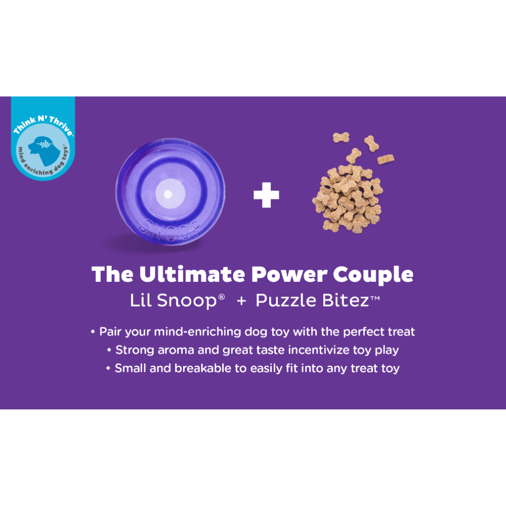Orbee Lil Snoop Interactive Feeding Dog Toy Purple