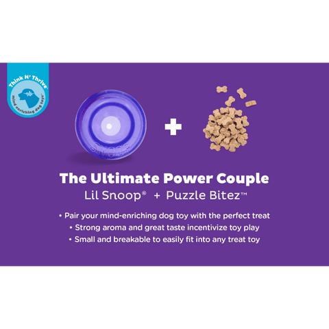 Orbee Lil Snoop Interactive Feeding Dog Toy Purple