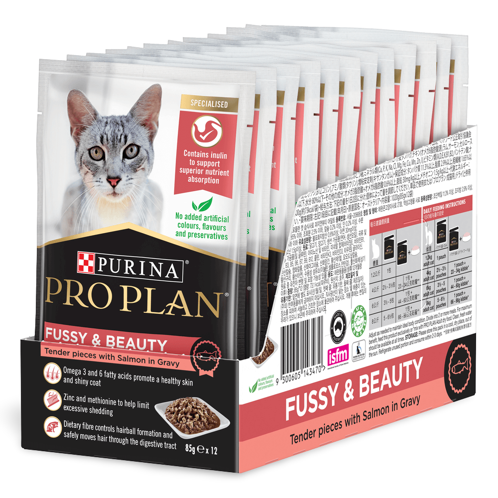 Adult Fussy And Beauty Wet Cat Food Pouches