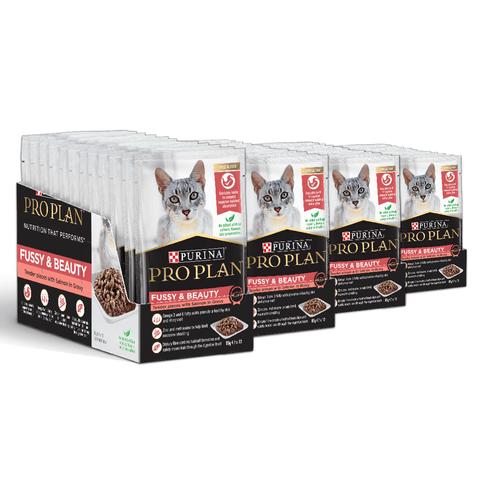 Adult Fussy And Beauty Wet Cat Food Pouches