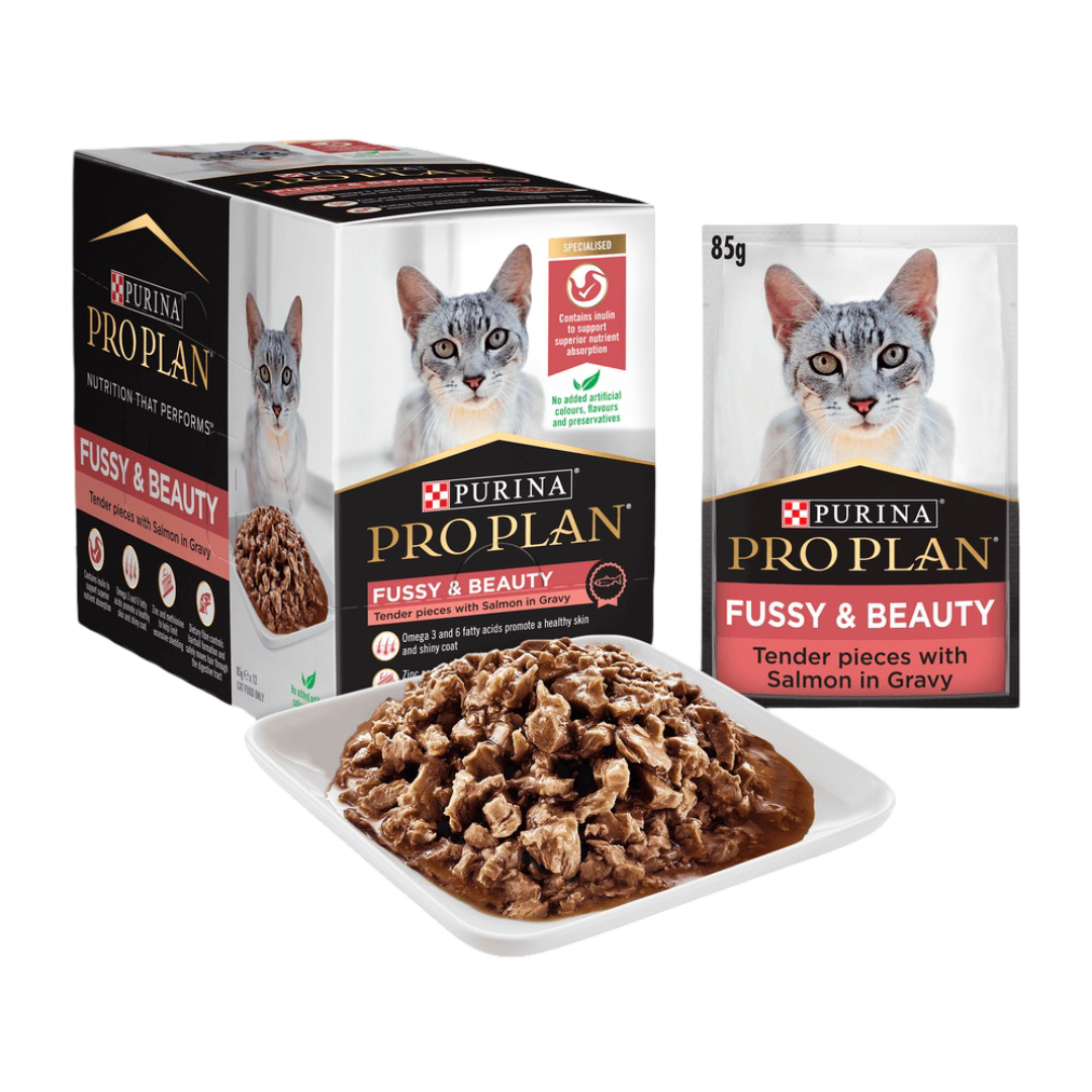 Adult Fussy And Beauty Wet Cat Food Pouches