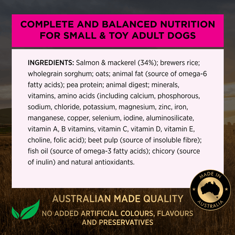 Sensitive Skin & Stomach Small Toy Breed Adult Dry Dog Food