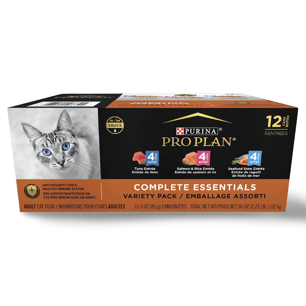 Complete Essentials Seafood Favourites In Sauce Variety Pack Wet Cat Food