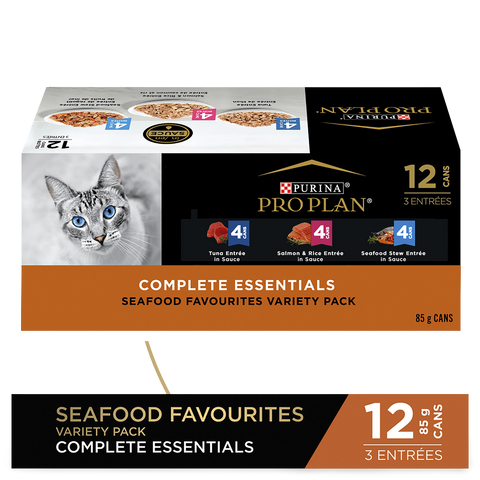 Complete Essentials Seafood Favourites In Sauce Variety Pack Wet Cat Food
