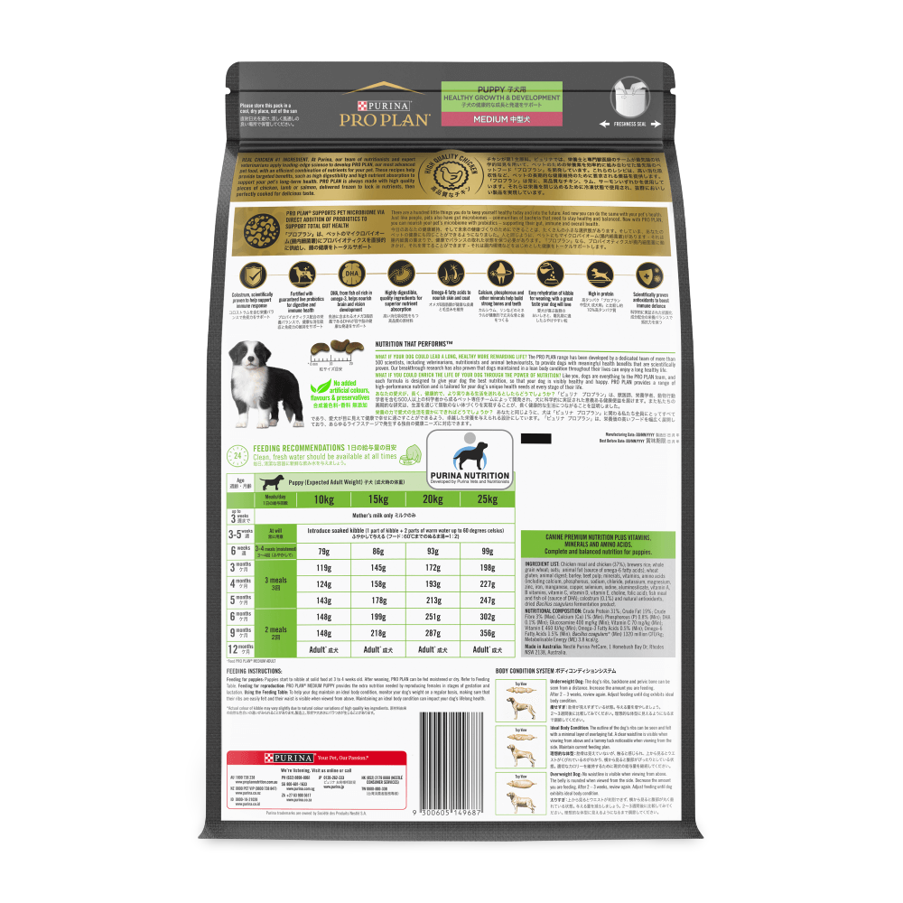 Chicken Medium Breed Puppy Dry Dog Food