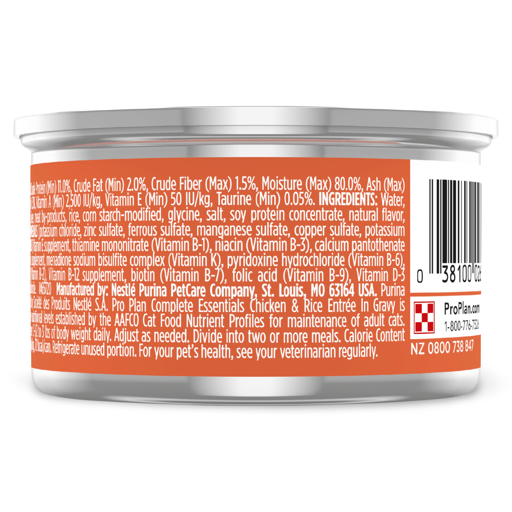 Wet Cat Food Adult Chicken Rice In Gravy