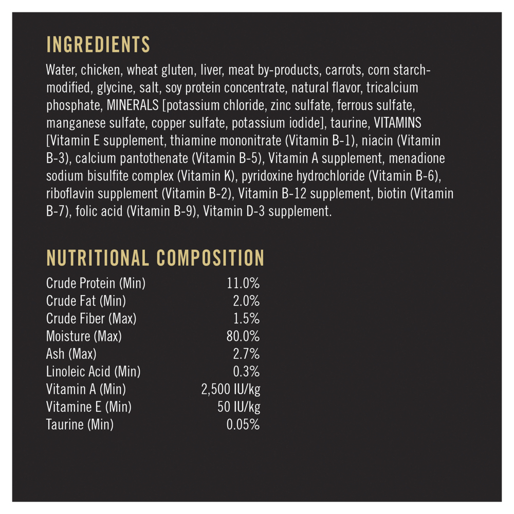 Wet Cat Food Adult Chicken Rice In Gravy