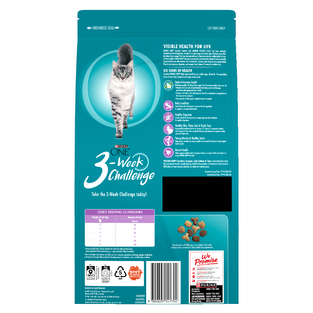 Adult Sensitive Salmon And Tuna Dry Cat Food