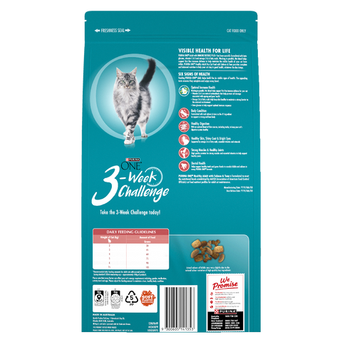 Healthy Adult Salmon And Tuna Dry Cat Food Bag