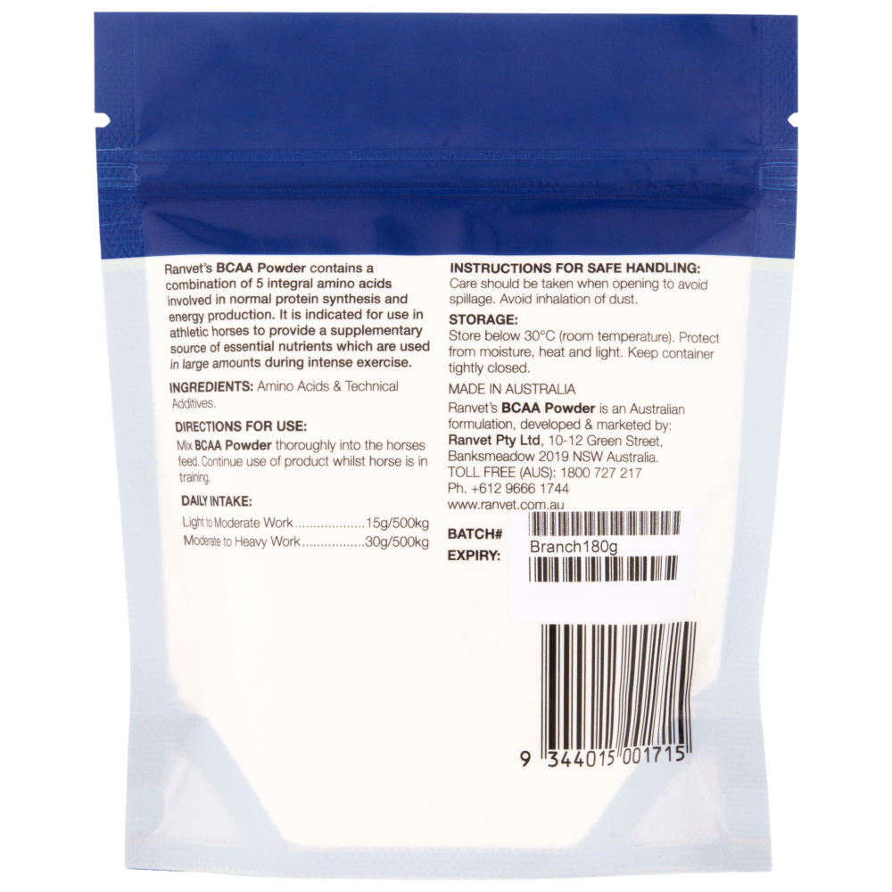 Branch Chain Amino Acid Powder Horse Supplement
