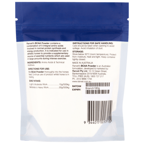 Branch Chain Amino Acid Powder Horse Supplement